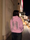 Sim Baskı Angel Pembe Sweatshirt