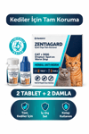 2 li Set Kedi İç Dış Parazit Bitkisel İç Dış Damlası Yağı Kedi İç Dış Anti Parazit Bit Pire Kene Damla