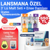 3 lü Malt Seti Tüy Yumağı Engelleyici Multivitamin Tüy Dökülmesi Önleyici-Kedi Ense 4 Damla 4 İç parazit Tableti