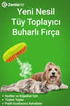 Buharlı Kedi Köpek Tarağı Yeni Nesil Tüy Alma Tarağı