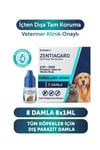 Köpek Dış Parazit Ense Deri Damlası Köpek Bit Kene Pire Anti Parazit Uzaklaştırıcı Bitkisel 8 Tüp Damla