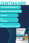 Köpek İç Dış Parazit Bitkisel Damla Yağı Droplus Köpek Pire Bit Kene Damlası  Seti 5-Tablet 5
