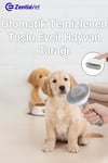 Otomatik Temizlenen Tuşlu Evcil Hayvan Fırçası Kedi Köpek Tüy Toplayıcı Tarak 