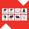 Arzum AR6052-1600 Steamlux Buharlı Ütü-Mavi