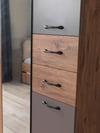 Evart E580 Rio 3 Kapılı 4 Kapaklı Gardolap