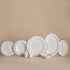 Korkmaz A9877 Floransa Coll. 53 P Yemek Takımı Platin
