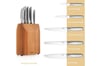 Schafer 1S6427-14005-KAH01 Solide Ahşap Bıçak Seti 6 Parça Kahverengi 