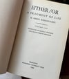Either / Or | Soren Kierkegaard | 2 Cilt Takım 
