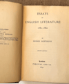 Essays in English Literature, 1780-1860
