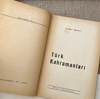 İlk Baskı Türk Kahramanları | Nejdet Sançar