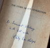 Philip Lee Ralph Tarafından İmzalı ve İthaflı, The Story of Our Civilization