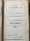 The Golden Asse. The Satyricon. Daphnis and Chloe