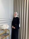 ALMARWAH Broş Detaylı Pantolon Takım Siyah