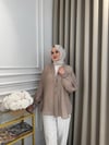 ALMARWAH Transparan Gömlek Vizon