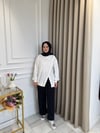 Asimetrik Tunik Beyaz