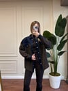 TRİKO GARNİLİ KOT GÖMLEK - LACİ/KAHVE