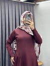 2610 Şile Elbise Bordo