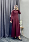 2610 Şile Elbise Bordo