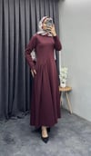 2610 Şile Elbise Bordo