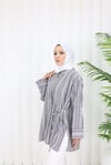 ÇİZGİLİ KETEN GÖMLEK
