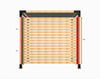 90 x 45 Ahşap İçin Gizlilik Çiti  (1 METRE)