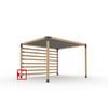 90 x 90 Ahşap Pergola için Bağlantı Braketi