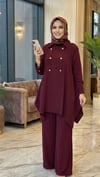Ersev Pantalonlu Takım Bordo