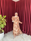 AHSEN STORE DESENLİ ELBİSE 2516