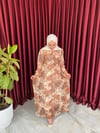 AHSEN STORE DESENLİ ELBİSE 2516