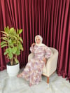 AHSEN STORE DESENLİ ELBİSE 2518 