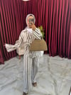 ÇİZGİLİ KİMONA TAKIM 9153
