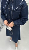 DENİM BEBE YAKA ETEKLİ TAKIM