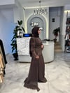 DMN ÖZ DUMAN PELERİNLİ ABİYE