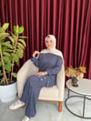 EKRUTEX ÇIT ÇIT DETAYLI İKİLİ EŞOFMAN TAKIM
