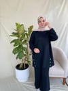 EKRUTEX ÇIT ÇIT DETAYLI İKİLİ EŞOFMAN TAKIM