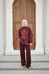 GARNİ DETAYLI BAĞCIKLI TAKIM 