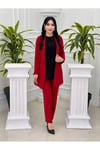 İNCİ DETAYLI BLAZER TAKIM 