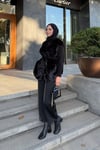 KEMERLİ PELUŞ YELEK 