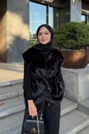 KEMERLİ PELUŞ YELEK 