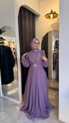 KREP KUMAŞ TAŞLI ABİYE