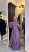 KREP KUMAŞ TAŞLI ABİYE