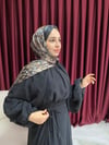 QUQA BALON KOL ŞİFON ETEKLİ TAKIM