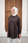SIRA BONCUK İŞLEMELİ GÖMLEK