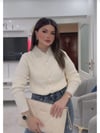 YAKA İNCİ DETAYLI HIRKA 