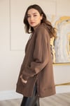YANI ÇITÇIT DETAYLI SWEATSHIRT