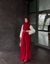 Yelekli blazer takım