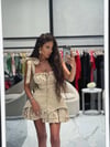 ABBEY DÜĞMELİ CORSET ELBİSE