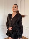 AISSHE ŞİFON KUŞAKLI ELBİSE