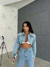ALEYA DENİM CROP CEKET