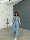ALEYA DENİM CROP CEKET
